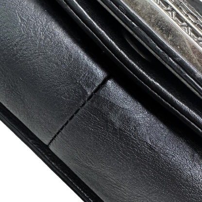 Boy Chanel 2014 Black Calfskin Medium Shoulder Bag