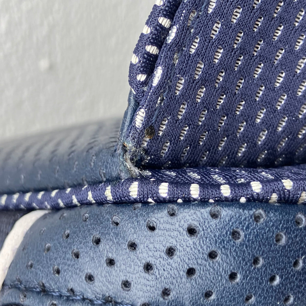 Chanel 2005-2006 Navy Perforated Lambskin Sport Line Shoulder Bag