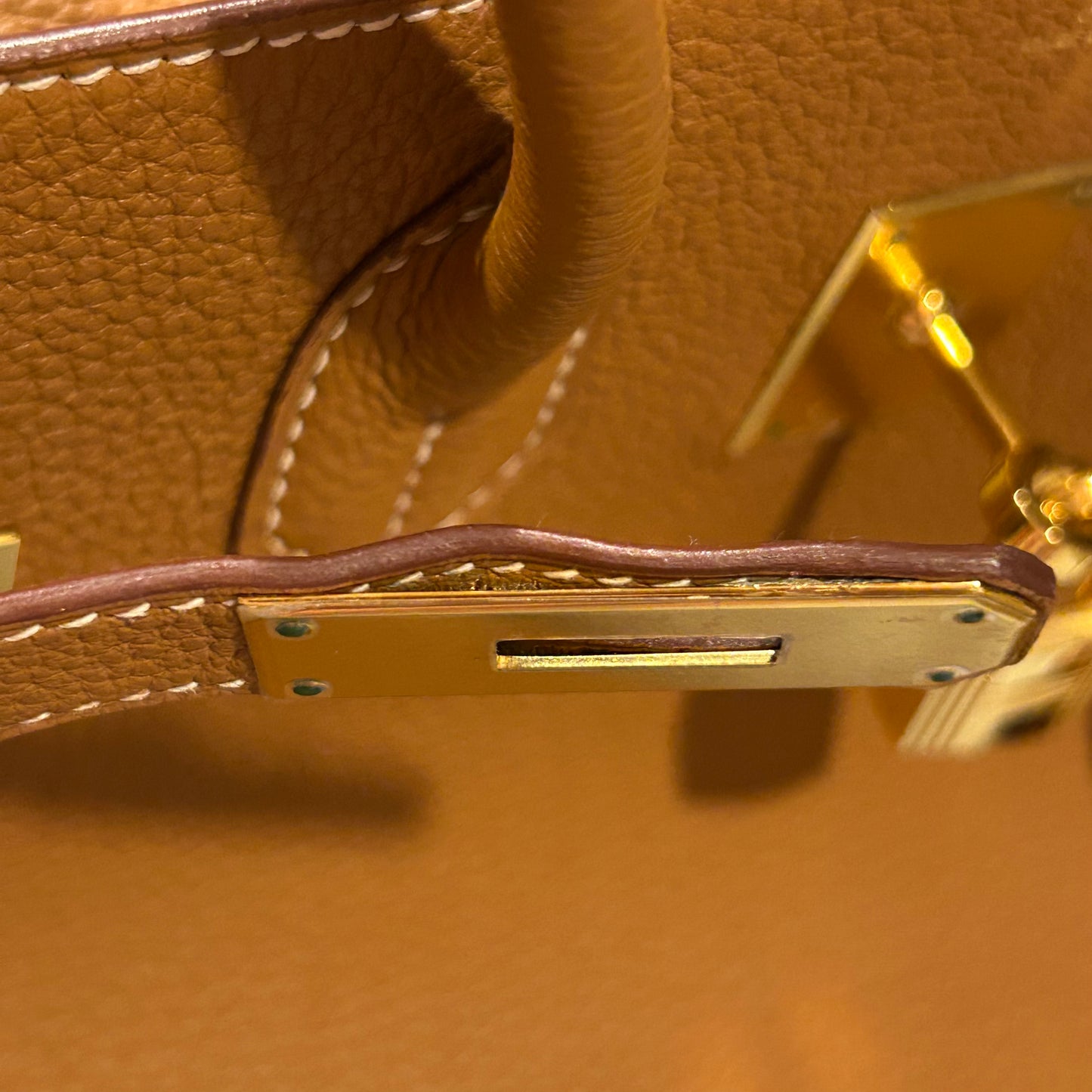 Hermes Gold Togo Birkin 30 Handbag