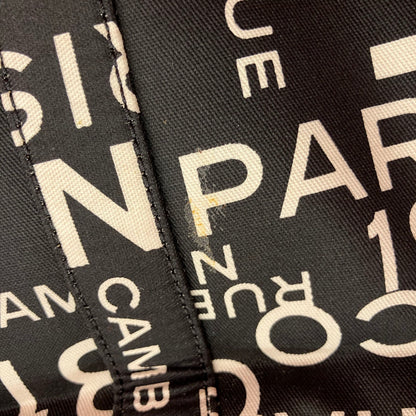 Chanel 2002-2003 Black Canvas By Sea Tote Bag