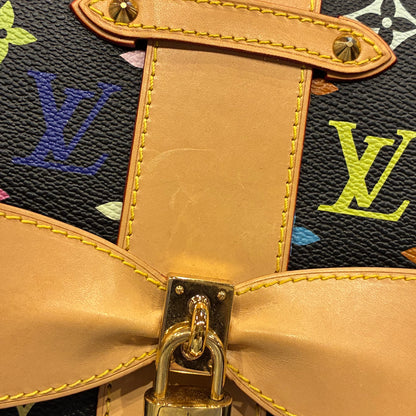 Louis Vuitton 2003 Black Eye Love Monogram Sac Retro GM Handbag M92052