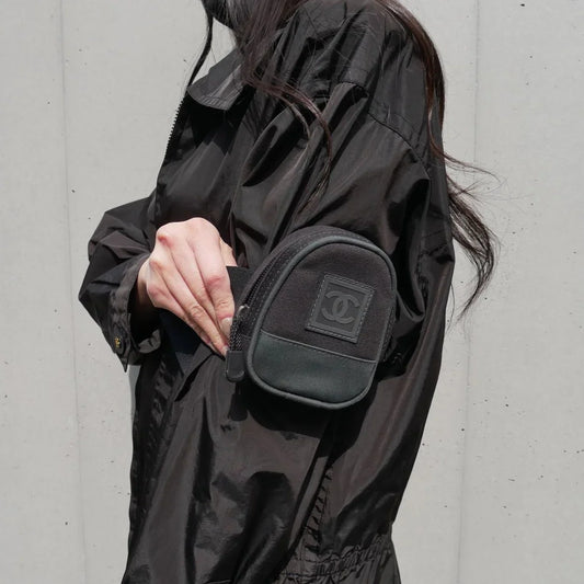 香奈儿（Chanel）2003-2004运动线臂袋画布