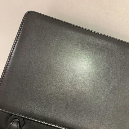 Chanel 1997-1999 Black Calfskin Shoulder Bag