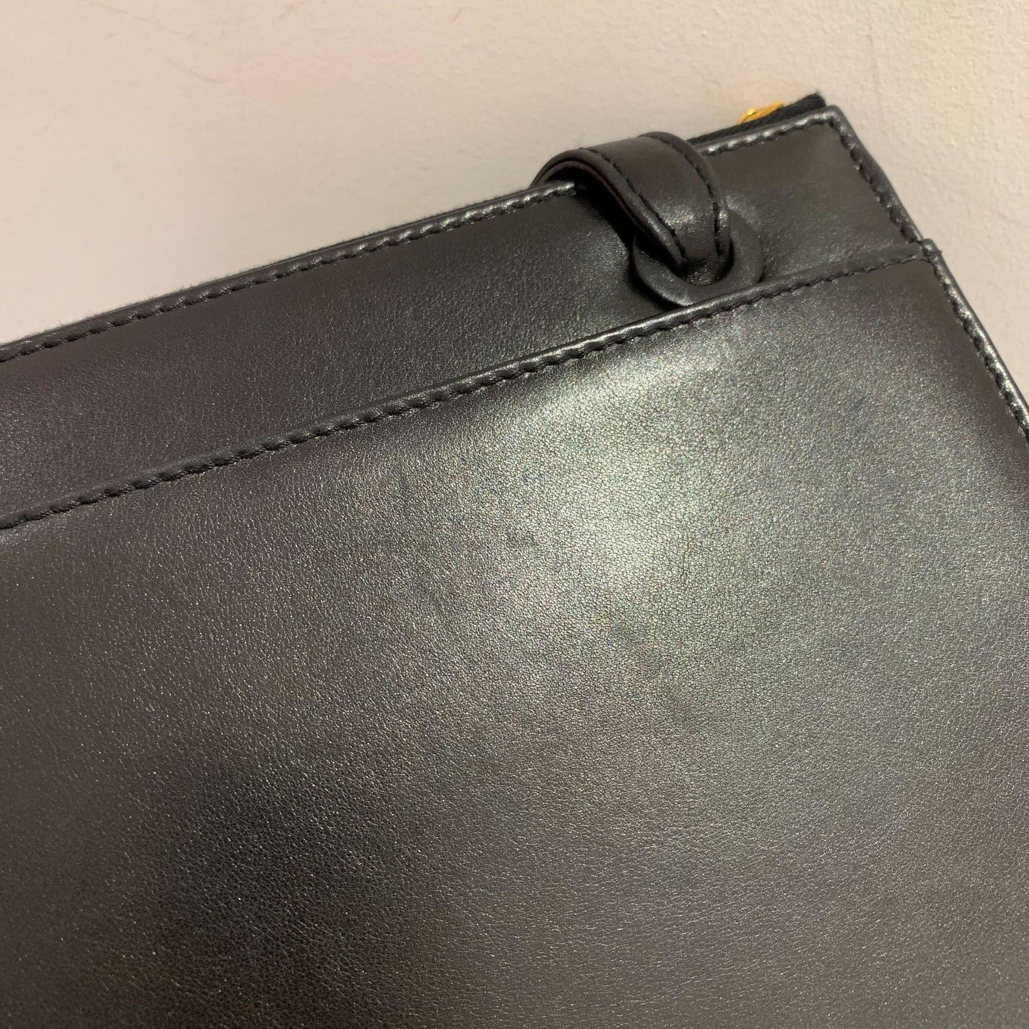 Chanel 1997-1999 Black Calfskin Shoulder Bag