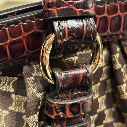 Celine Brown Macadam Handbag