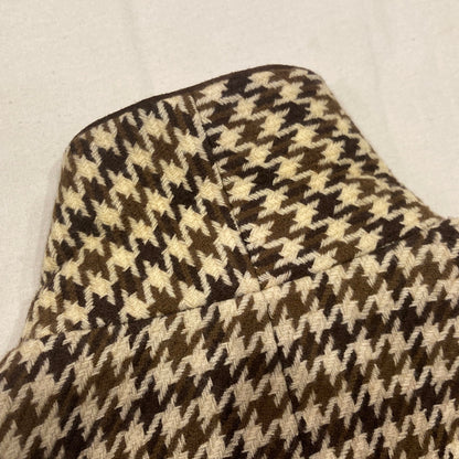 Celine Houndstooth Jacket Brown #40