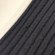 Chanel 1996 logo-patch ribbed cashmere jumper #40
