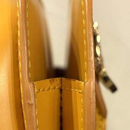 Louis Vuitton 2001 Yellow Epi Pont Neuf Handbag M52059