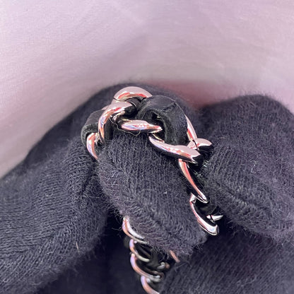 Chanel 2010-2011 Black Patent Leather Icon WOC Shoulder Wallet Bag