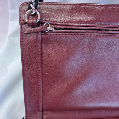 Chanel 2010-2011 Black Patent Leather Icon WOC Shoulder Wallet Bag