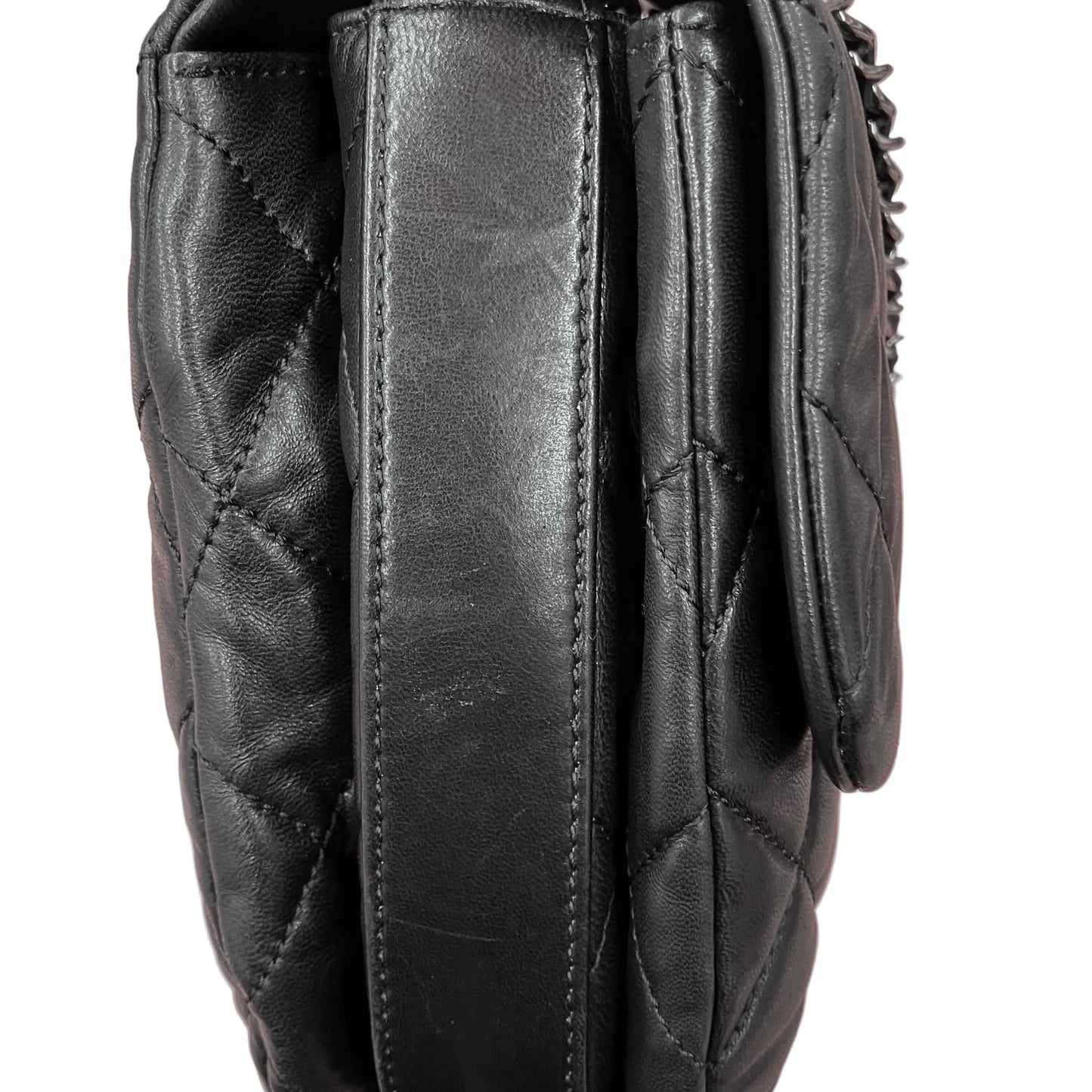 Chanel Black Lambskin Shoulder Bag
