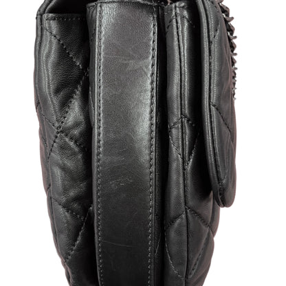 Chanel Black Lambskin Shoulder Bag