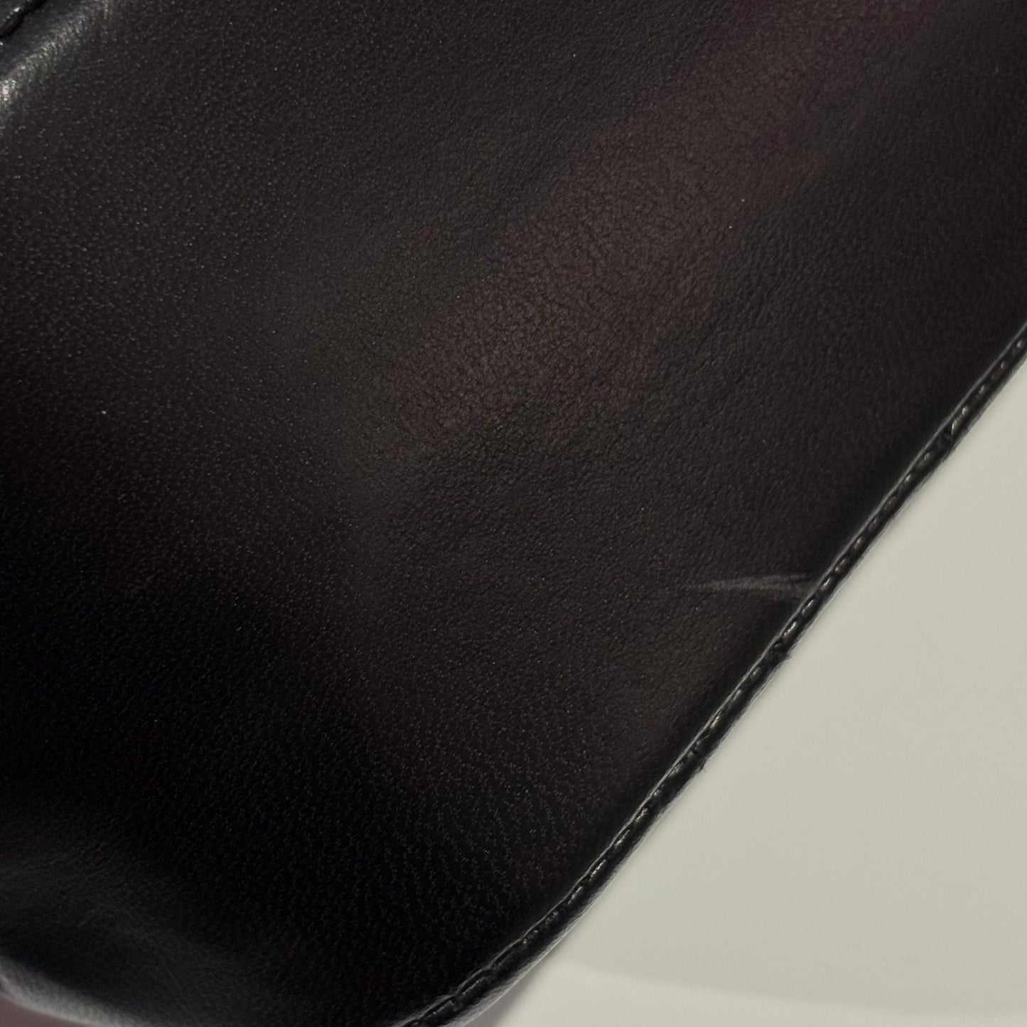 Chanel 1994-1996 Black Lambskin Small Diana Shoulder Bag