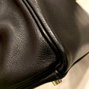 Hermes 2006 Black Evergrain Kelly 32 Retourne