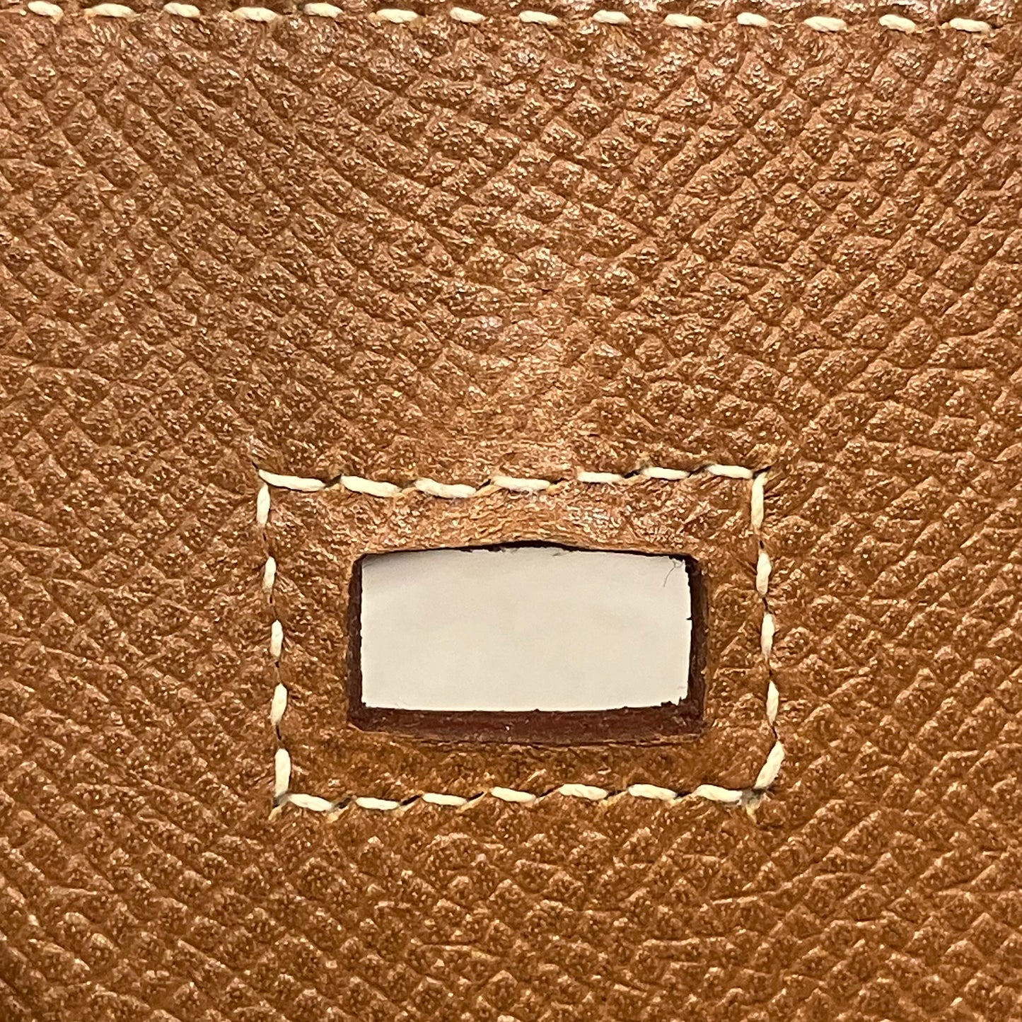 Hermes Gold Courchevel Birkin 35 Handbag