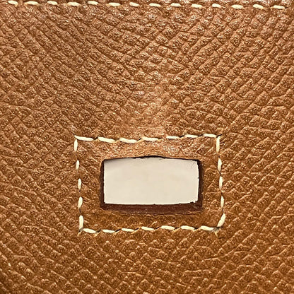 Hermes Gold Courchevel Birkin 35 Handbag