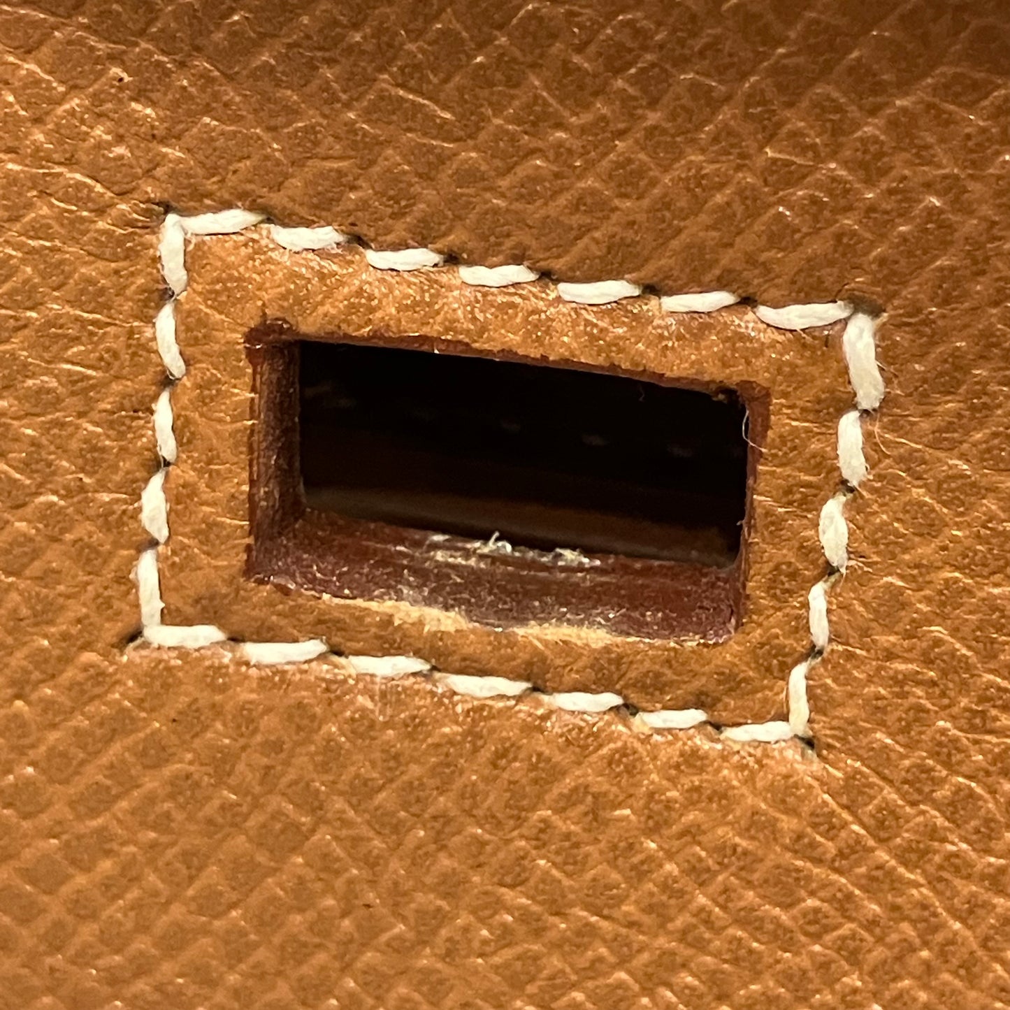 Hermes Gold Courchevel Birkin 35 Handbag