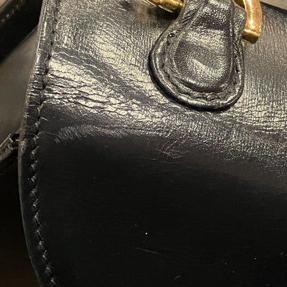 Gucci Black Bamboo 2way Shoulder Handbag