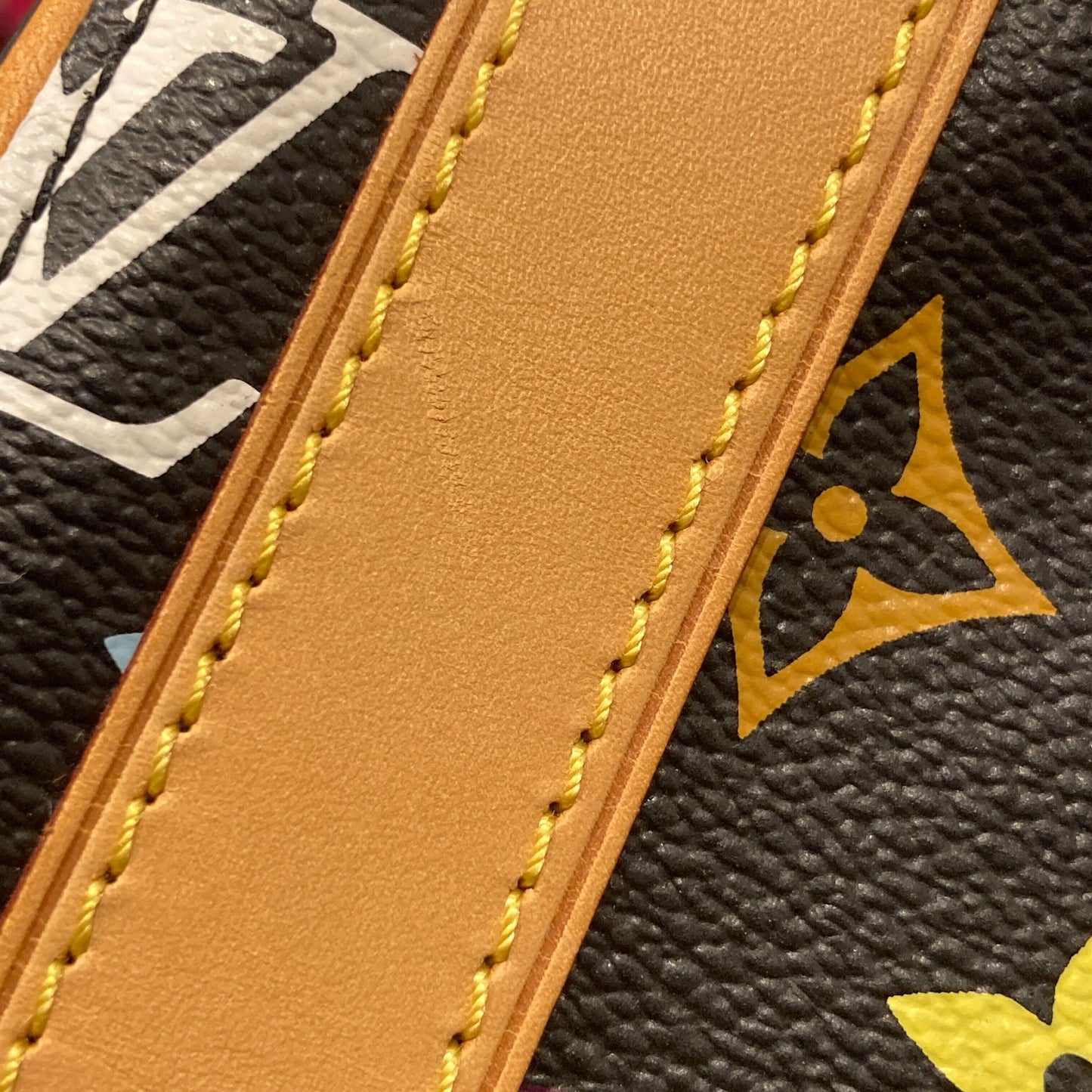 Louis Vuitton Black Monogram Multicolor Priscilla Handbag M40097