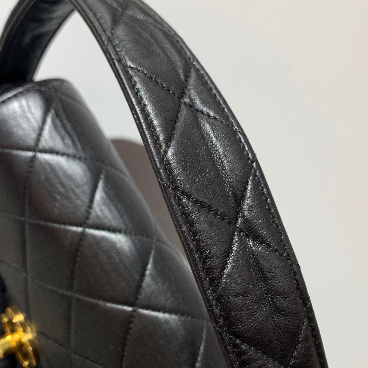 Chanel 1994-1996 Black Lambskin Handbag