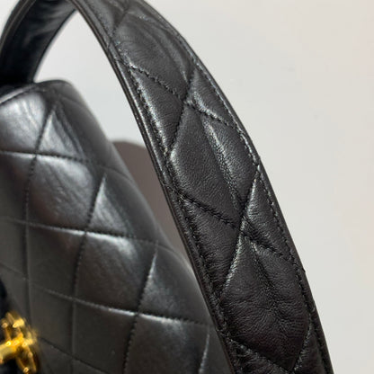 Chanel 1994-1996 Black Lambskin Handbag