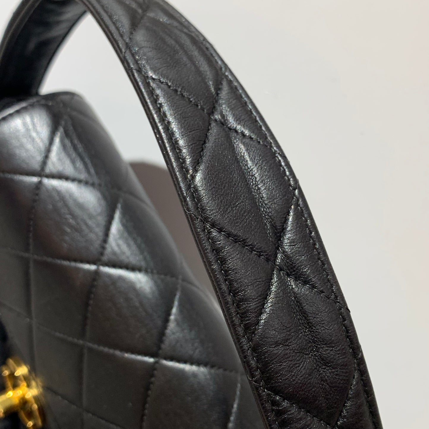 Chanel 1994-1996 Black Lambskin Handbag