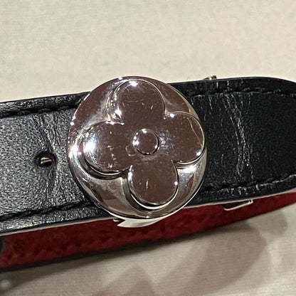 Louis Vuitton Black Monogram Good Luck Bracelet Bangle M64447