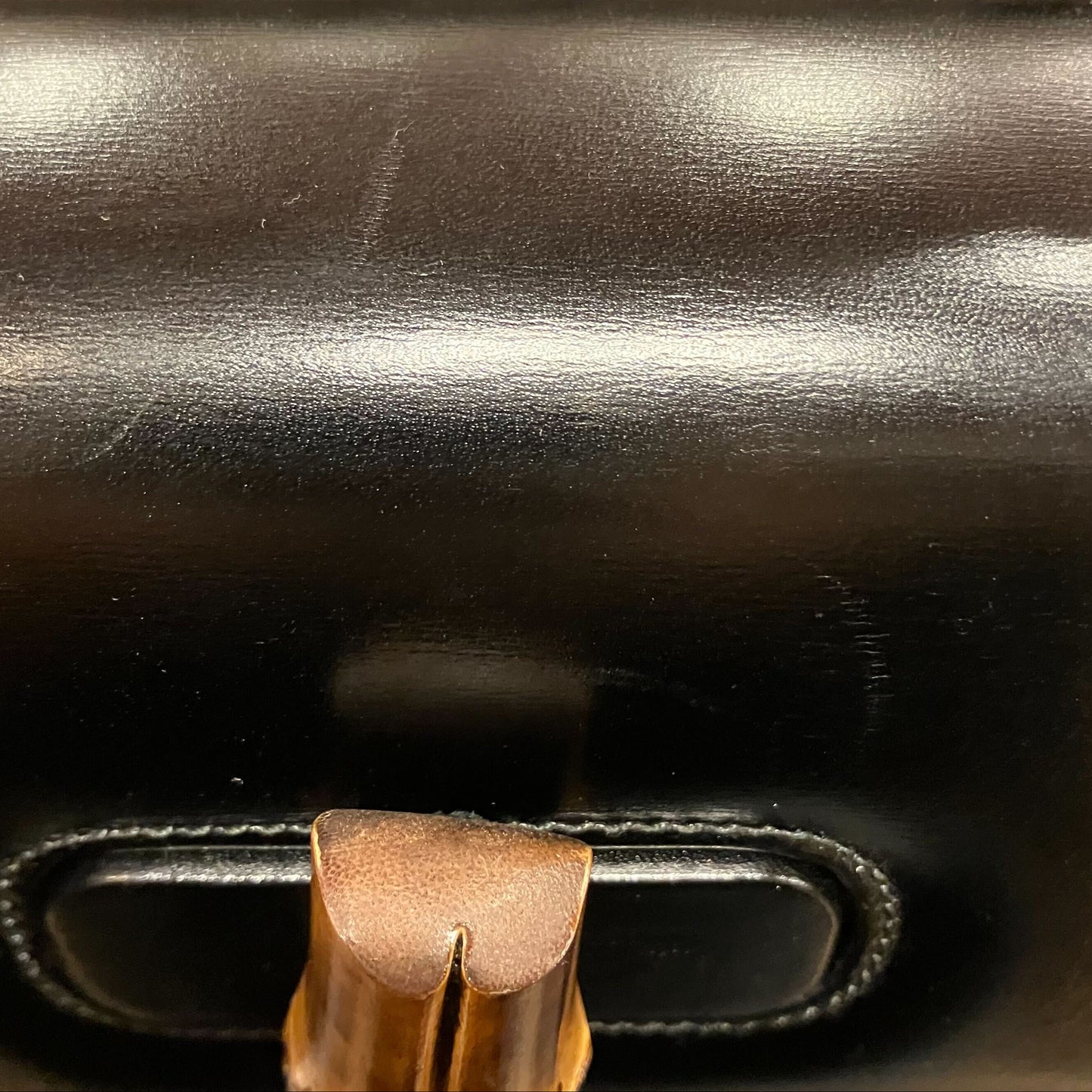 Gucci 1970-1990s Bamboo 2way Shoulder Handbag