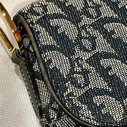 Christian Dior Navy Trotter Saddle Handbag