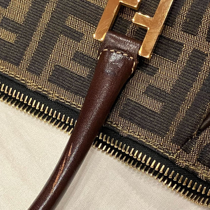 Fendi Brown Zucca 2way Shoulder Handbag