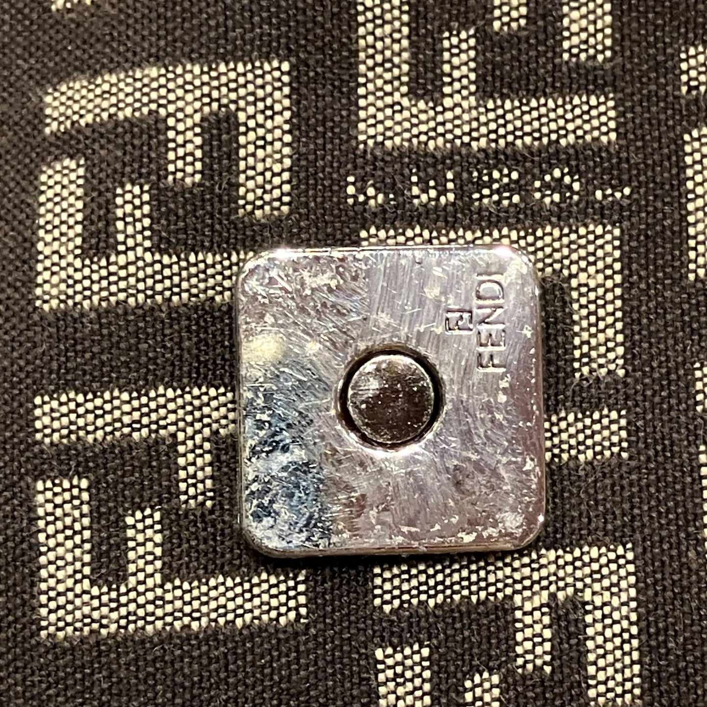 Fendi Brown Zucchino Handbag