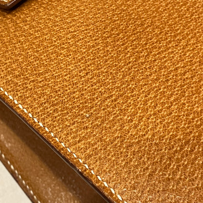 Hermes Natural Pigskin Kelly 32 Sellier Handbag