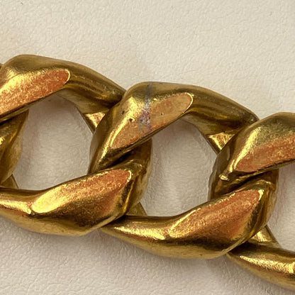 Chanel Chain Belt Gold Rhinestone 95P Small Good