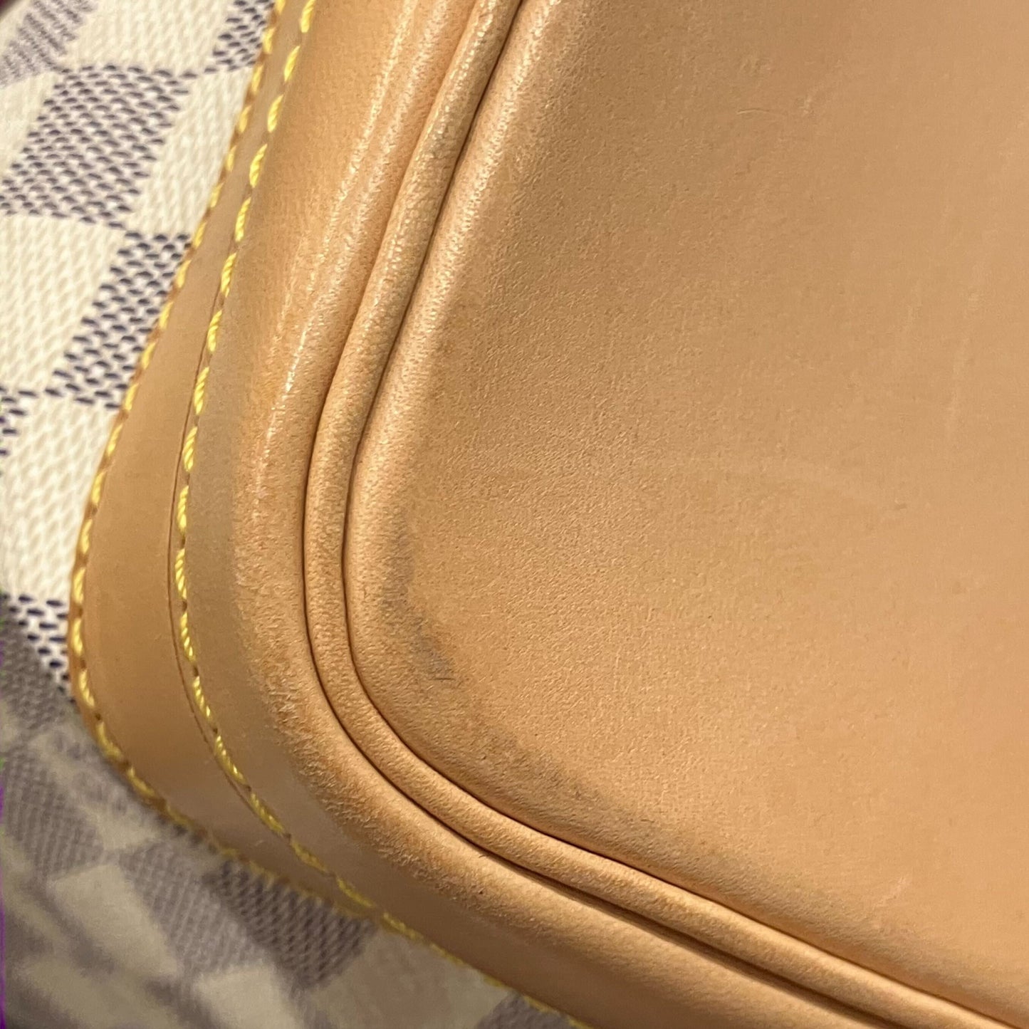 Louis Vuitton 2007 Damier Azur Noe Bucket Shoulder Bag N42222