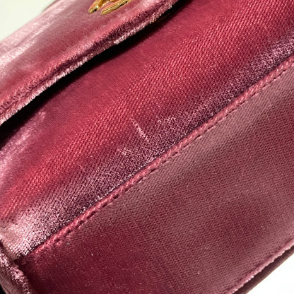 Chanel 1994-1996 Pink Velvet Handbag