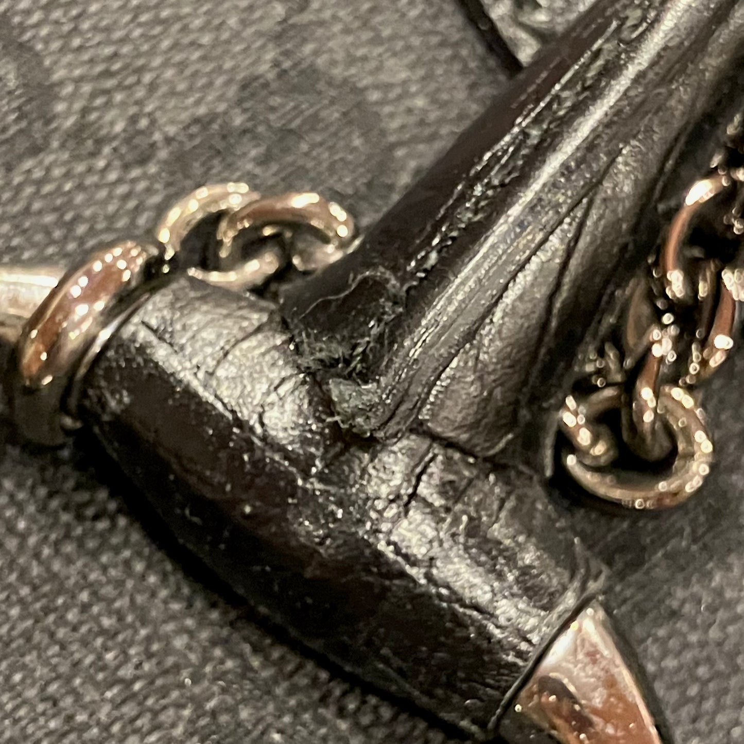Gucci Black GG Horsebit Handbag