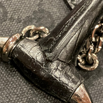 Gucci Black GG Horsebit Handbag