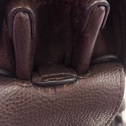 Chanel Brown Calfskin Pony Hair Paris-Dallas Saddle Shoulder Bag