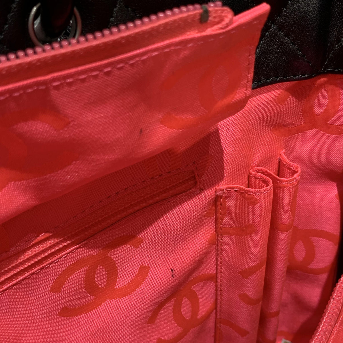 Chanel 2008-2009 Black Calfskin Cambon Ligne Tote Handbag