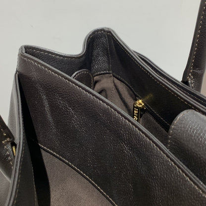 Chanel 2008-2009 Brown Calfskin Executive Cerf 2way Shoulder Tote Bag