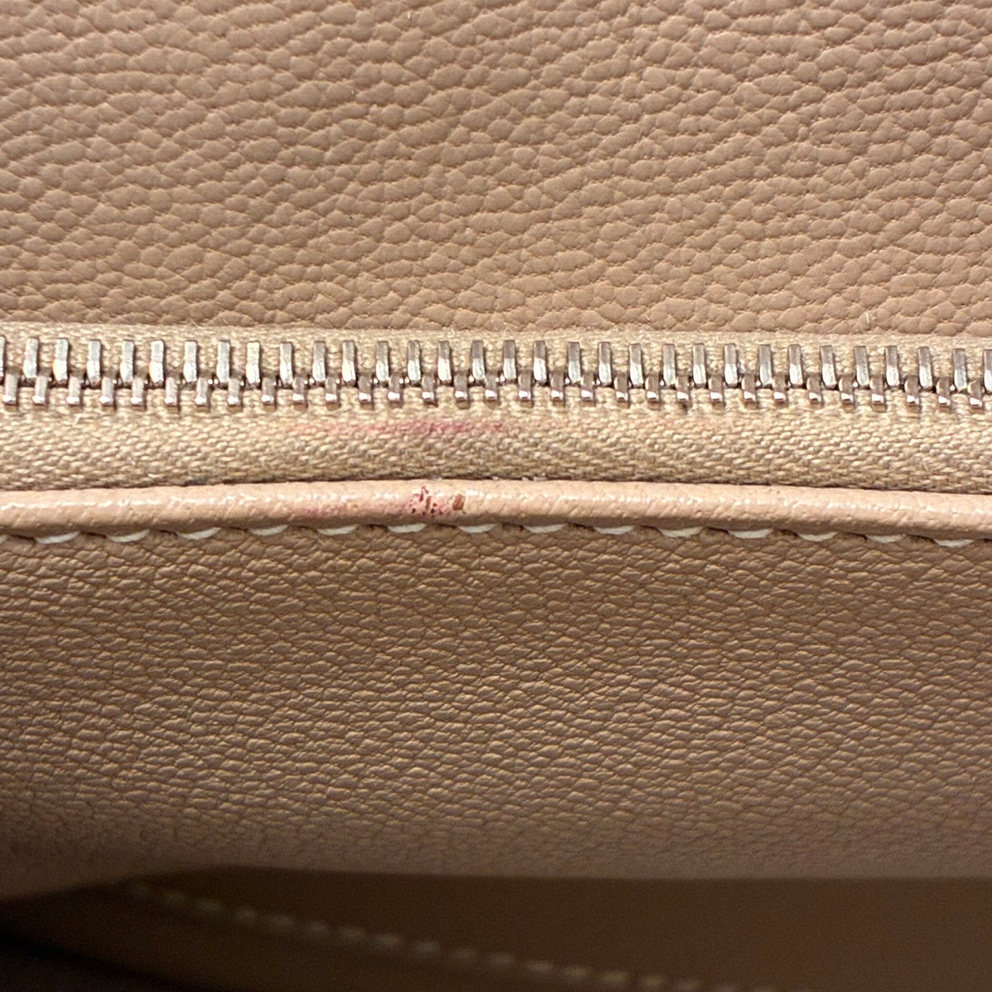 Hermes Argile Taurillon Clemence Jypsiere 31 Shoulder Bag