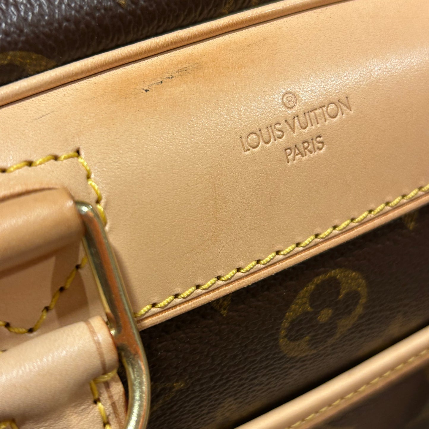 Louis Vuitton 2004 Monogram Trouville Handbag M42228