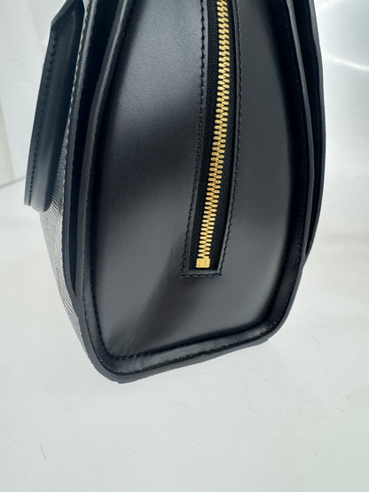 Louis Vuitton 1998 Black Epi Pont Neuf Handbag M52052