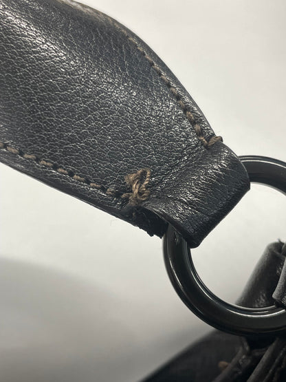 Cartier Black Marcello 2way Shoulder Handbag