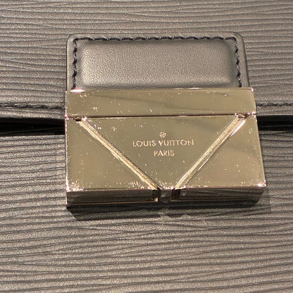 Louis Vuitton 2017 Black Epi Pochette Thames Clutch Bag M42742