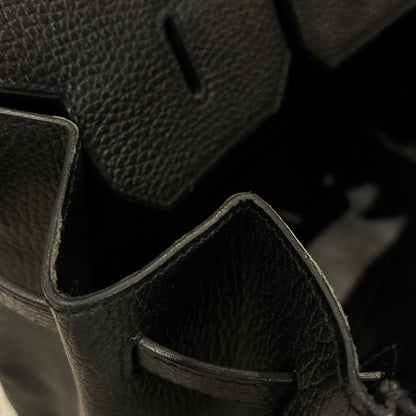 Hermes Black Ardennes Birkin 40 Handbag