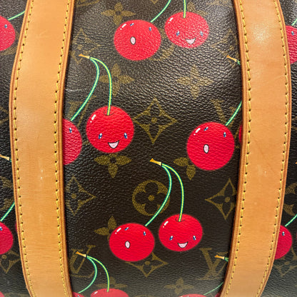 Louis Vuitton 2005 Monogram Cherry Keepall 45 Duffle Handbag M95011