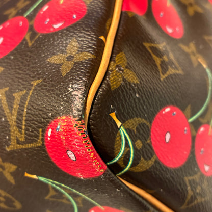 Louis Vuitton 2005 Monogram Cherry Keepall 45 Duffle Handbag M95011