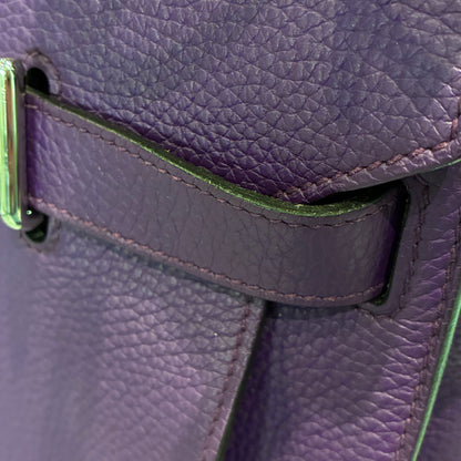 Hermes 2013 Purple Taurillon Clemence Jypsiere 34 Shoulder Bag