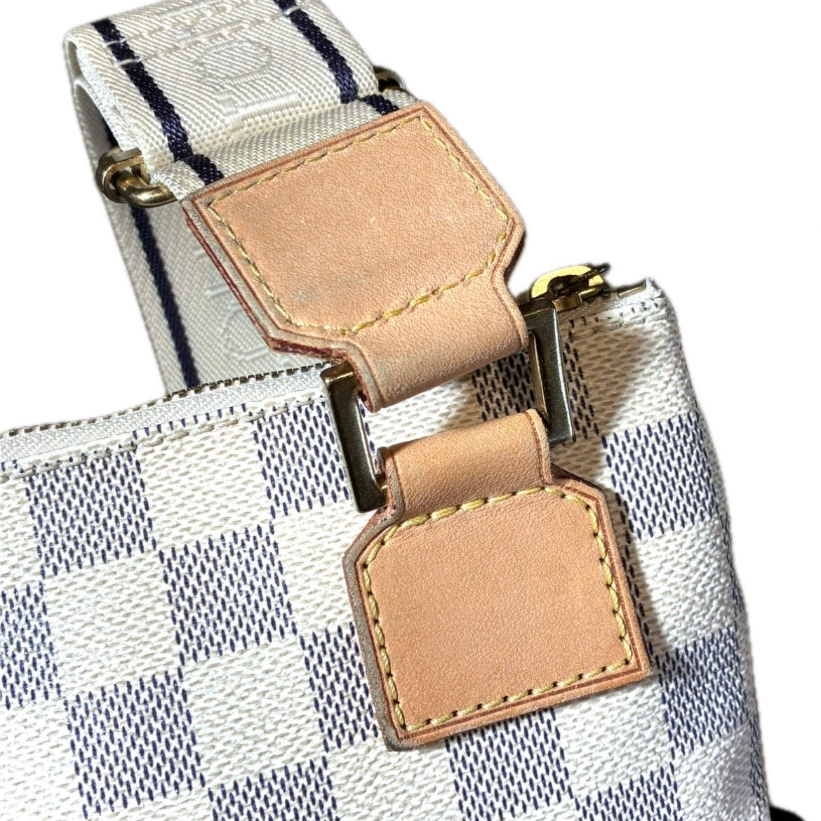 Louis Vuitton 2007 Damier Azur Pochette Bosphore Crossbody Bag N51112
